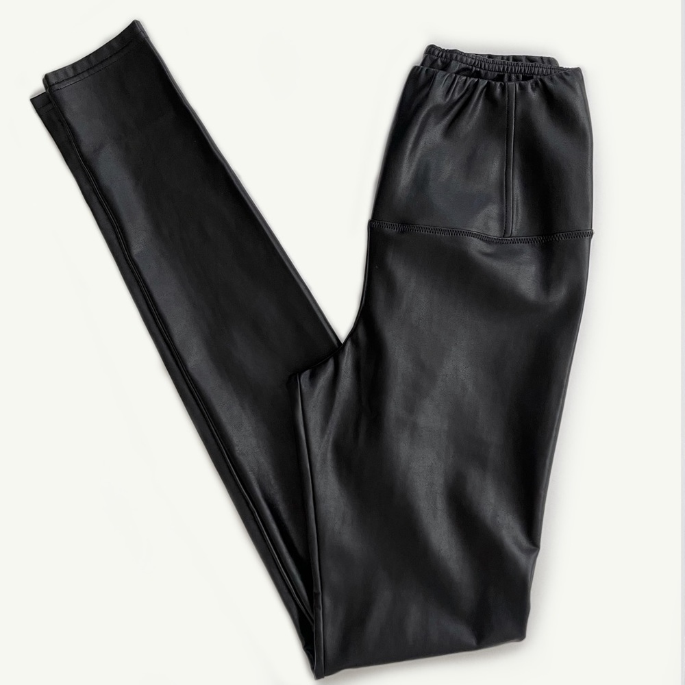 WILFRED FREE - ARITZIA - Daria High Waisted Vegan Leather Leggings - Size XS